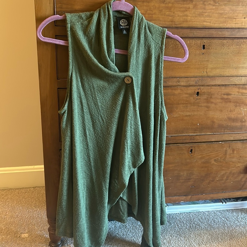 Bobeau Green Vest